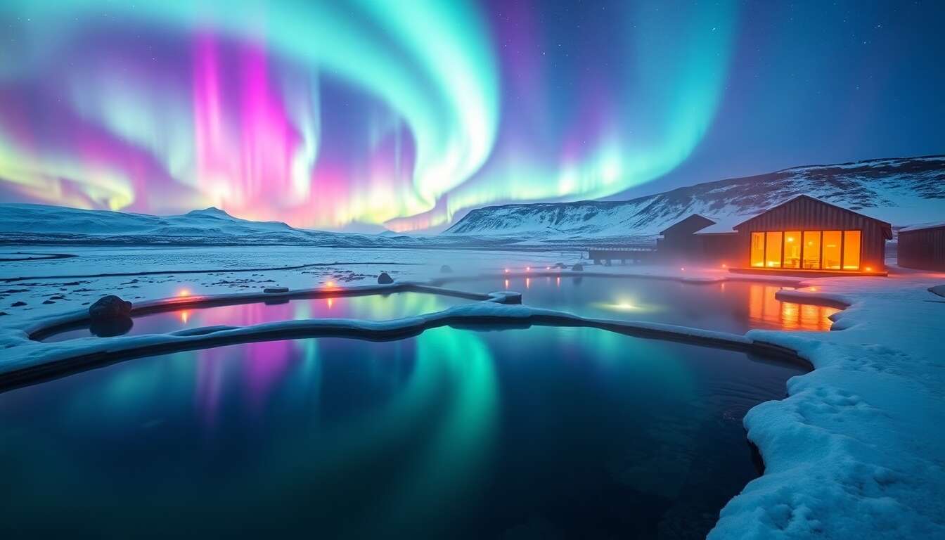 Sources chaudes d'islande : bien-être au cœur de l'hiver
