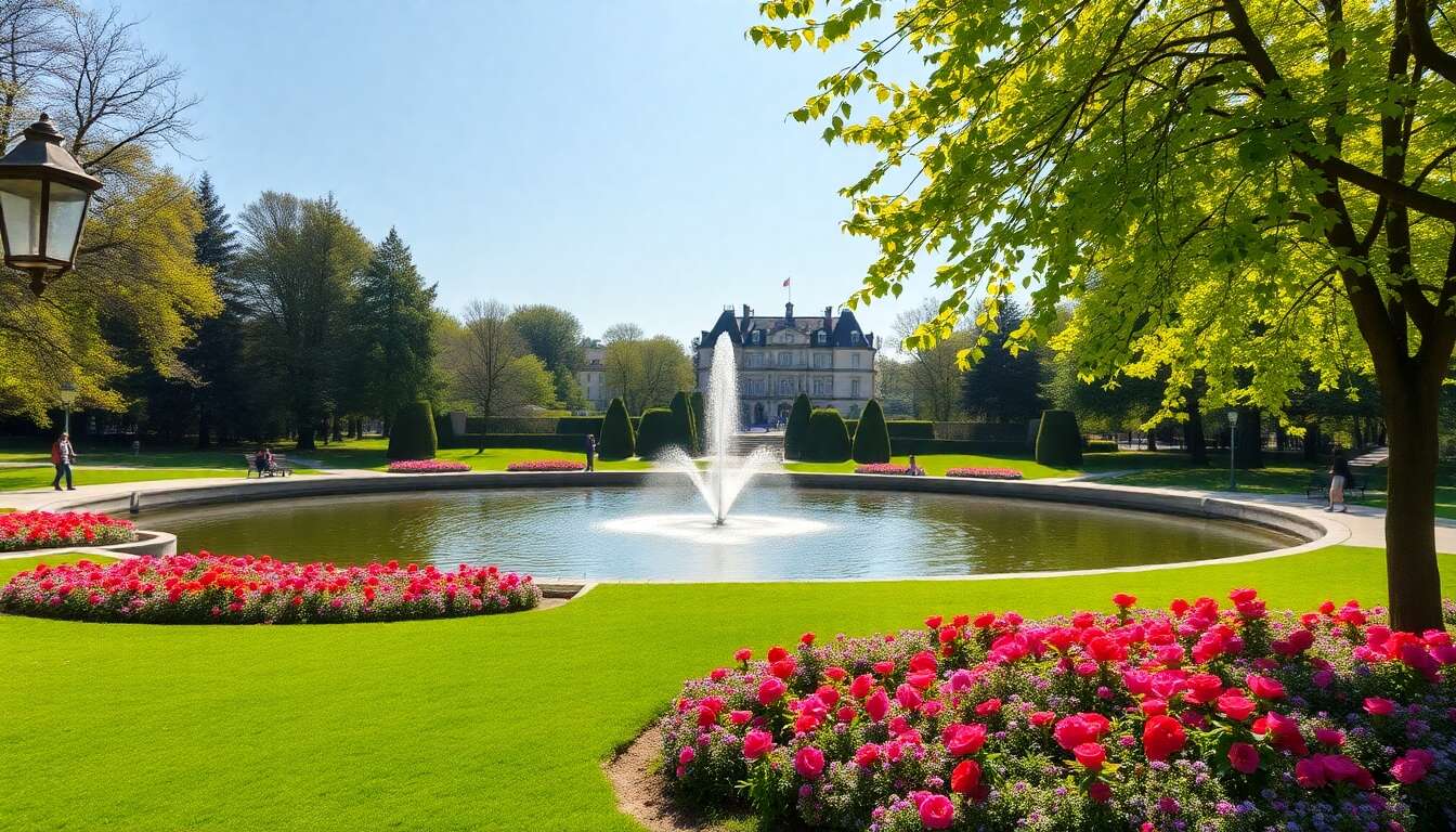 Se détendre au parc de moine