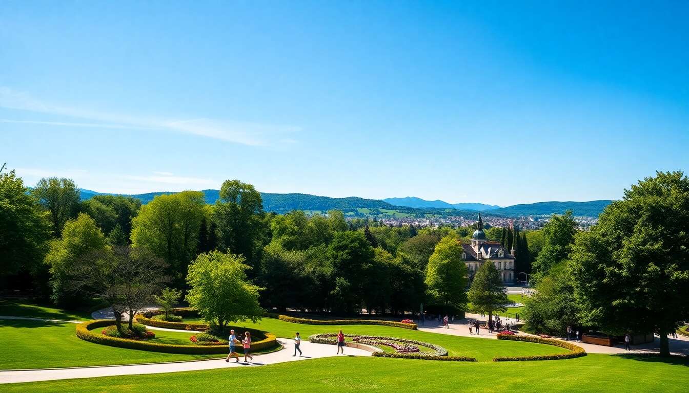 Flâner au parc de buisson rond