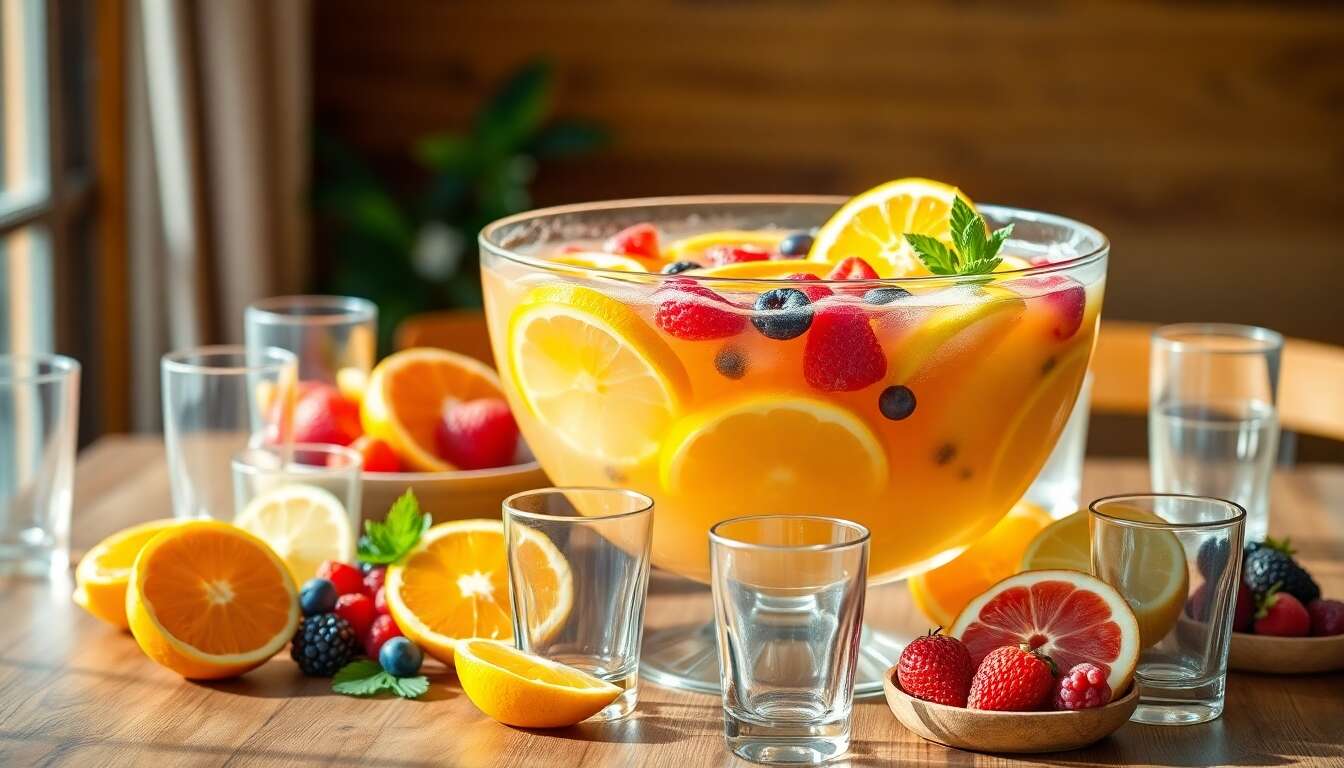 Conseils pratiques pour servir votre punch