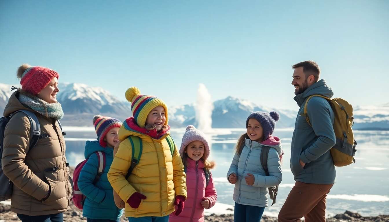 Garder les enfants amusés pendant les trajets en islande