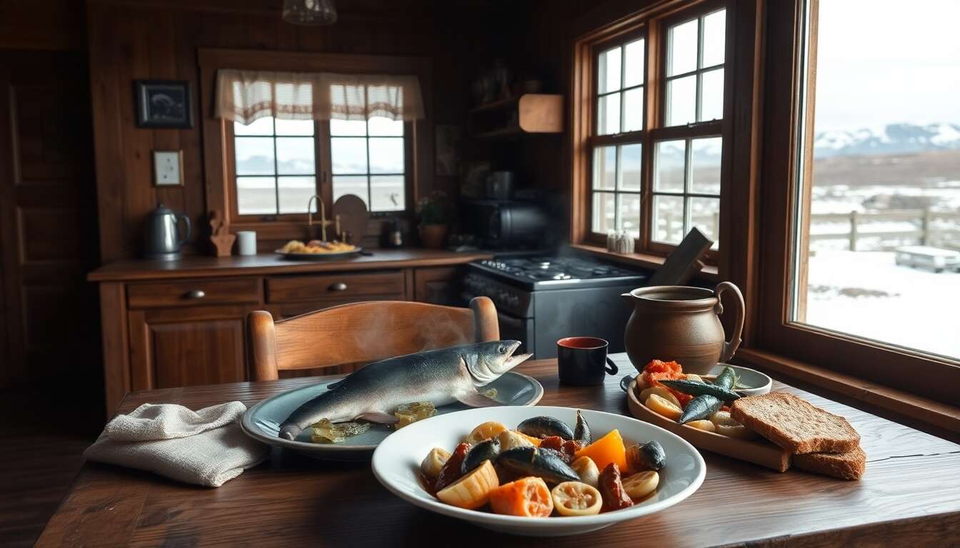 Voyage à travers les plats traditionnels de l'islande