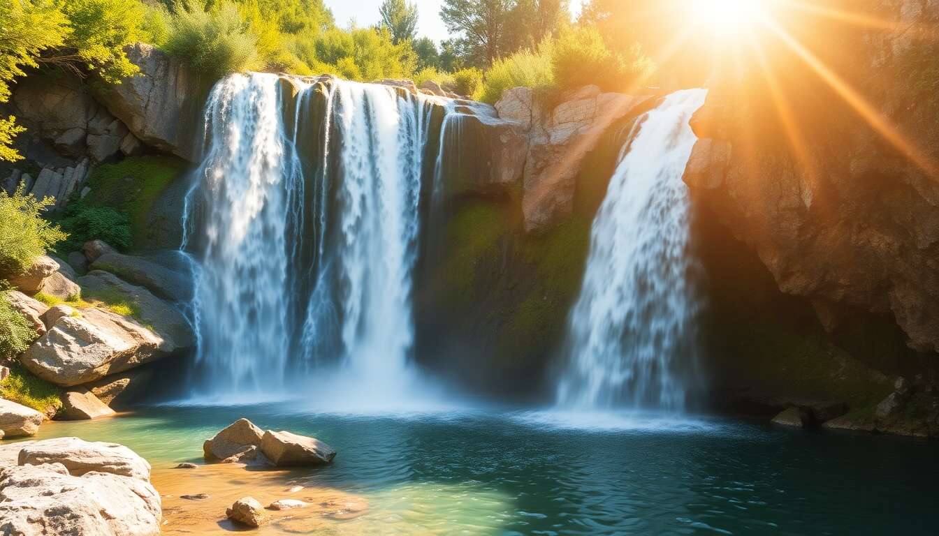 La localisation exceptionnelle de la cascade d’aitone