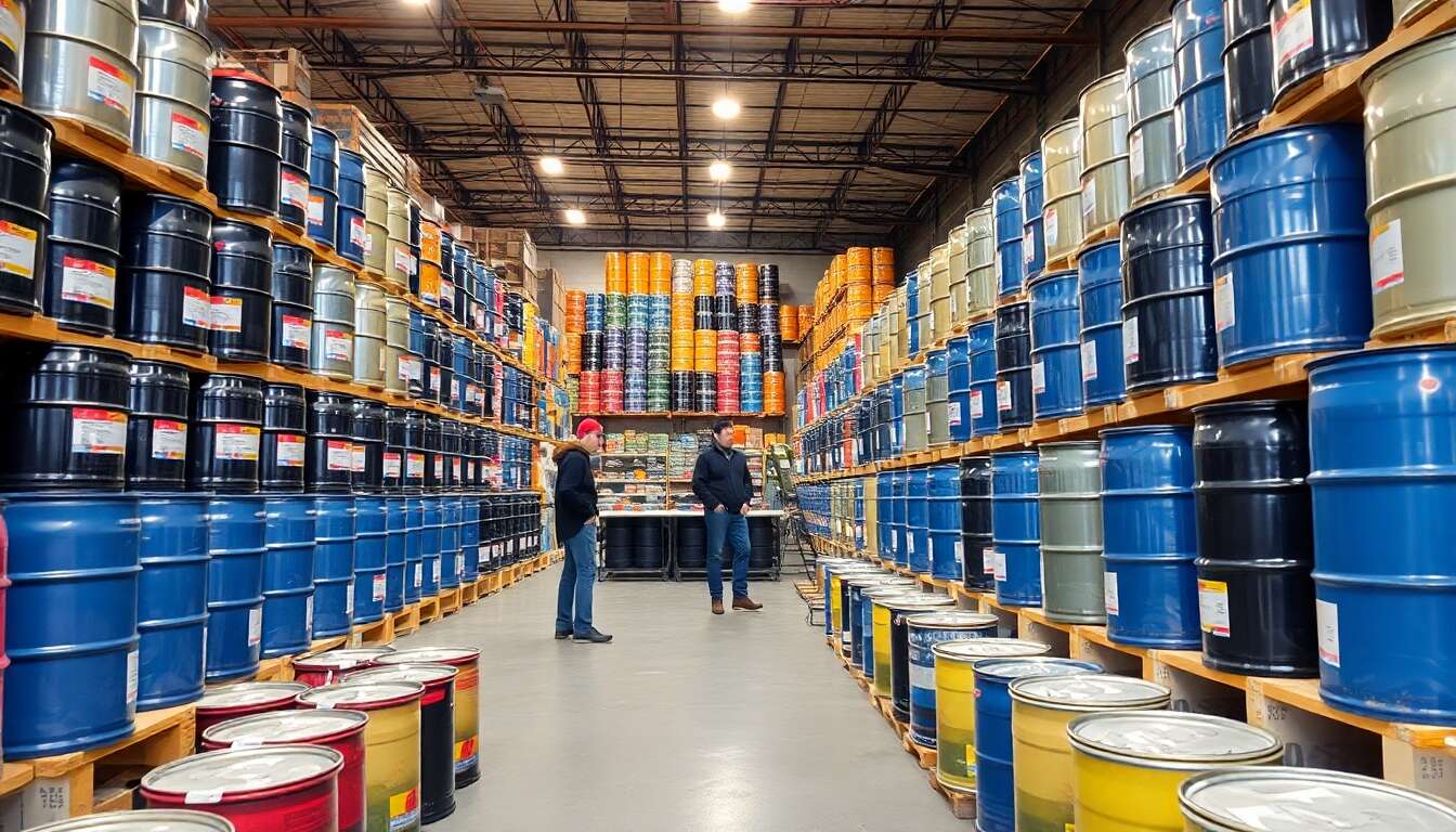 Magasins de bricolage : une piste à explorer pour des fûts excédentaires