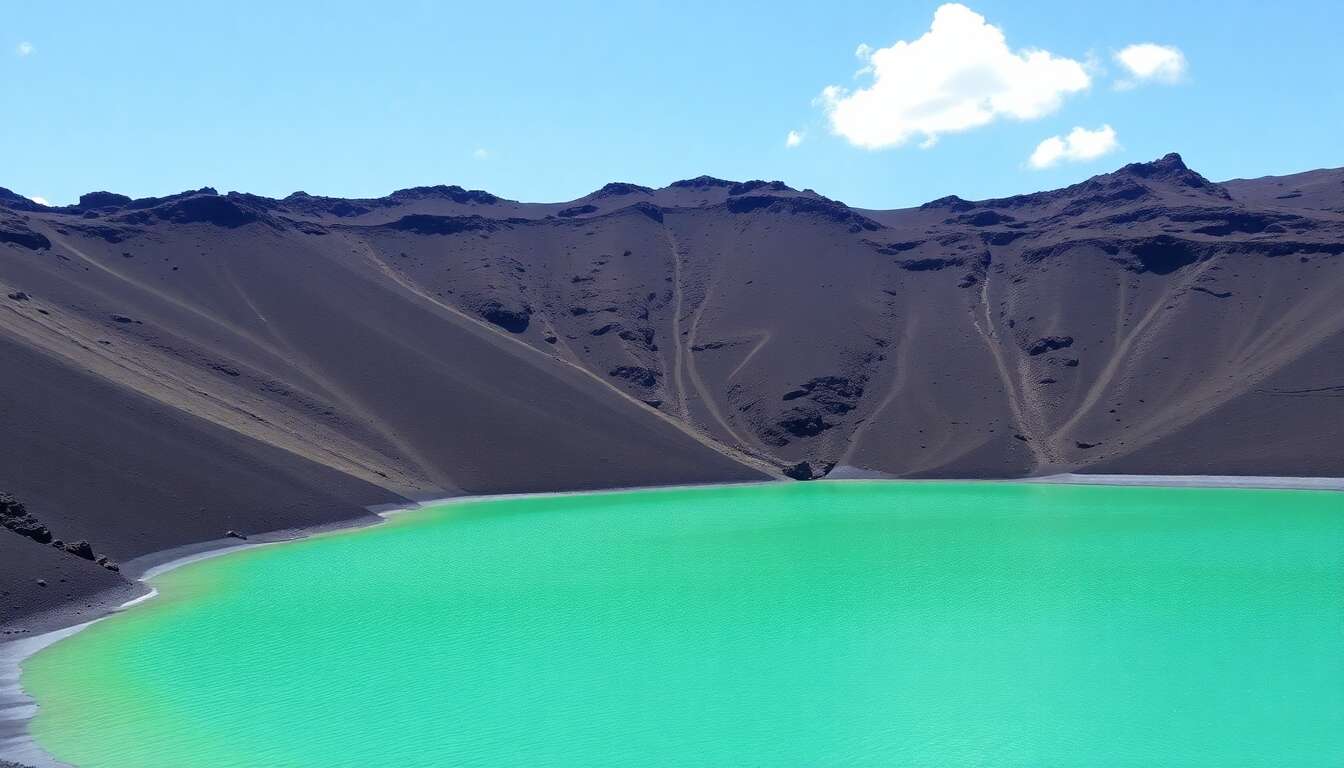 Qu’est-ce que le lac vert de lanzarote ?