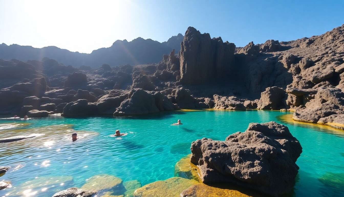 Relaxation et baignade aux piscines naturelles de porto moniz Relaxation et baignade aux piscines naturelles de porto moniz