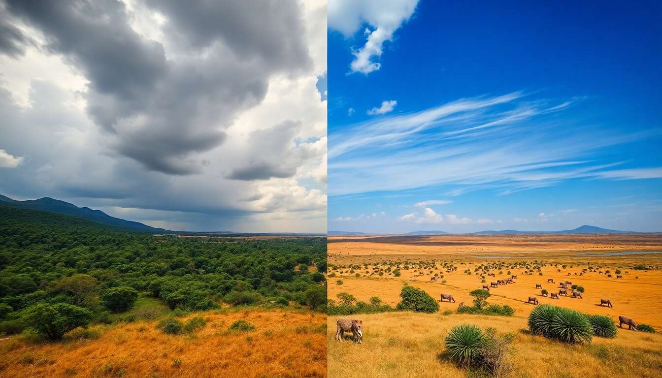 Saison chaude et saison des pluies au kenya : lesquelles privilégier
