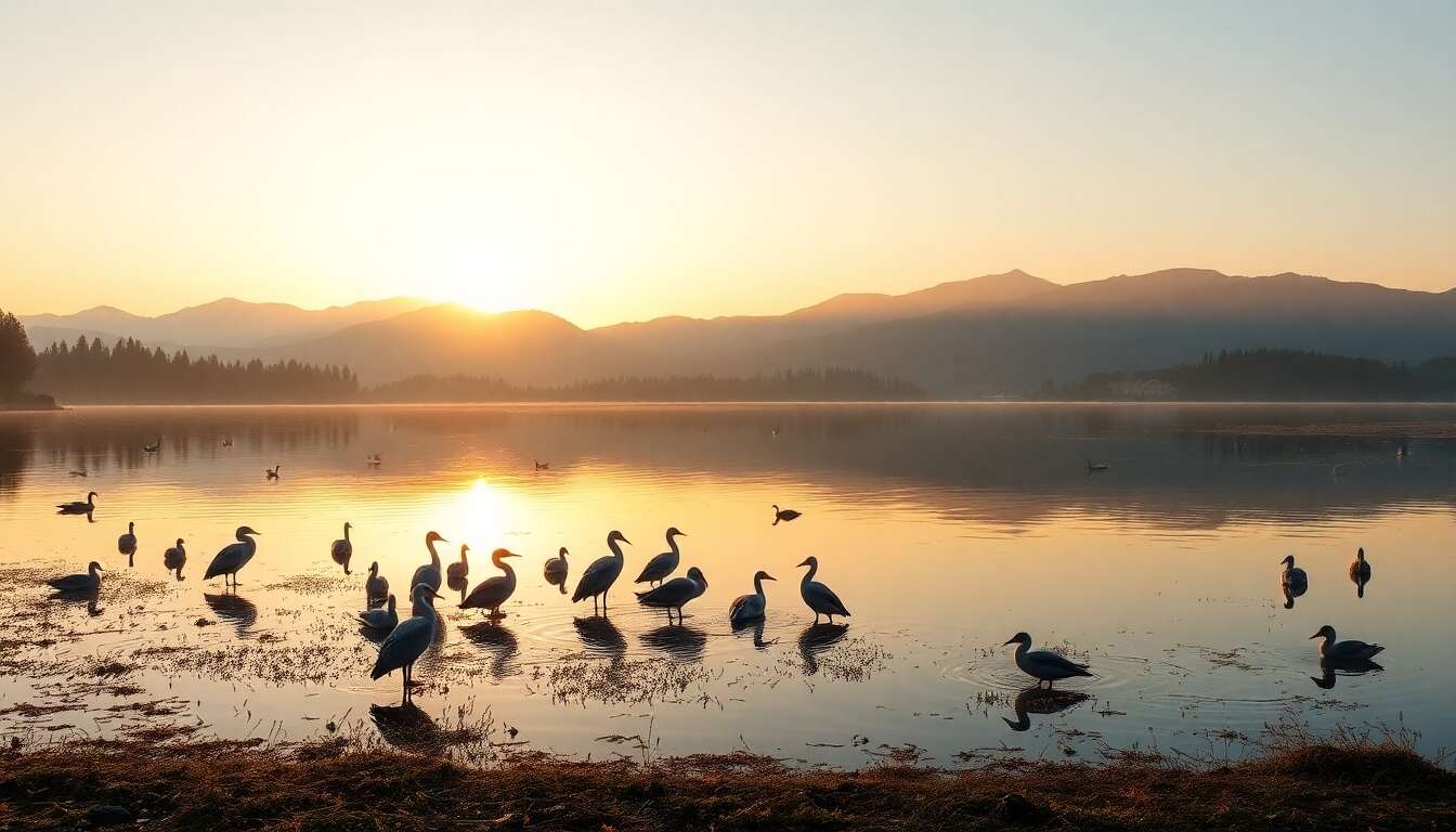 Spot idéal pour l'observation ornithologique Spot idéal pour l'observation ornithologique