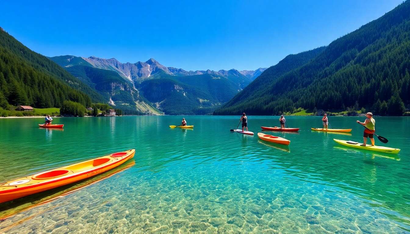 Activités nautiques et loisirs autour du lac