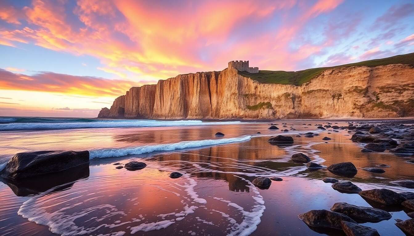 Falaises d'étretat : majesté naturelle et panoramas époustouflants
