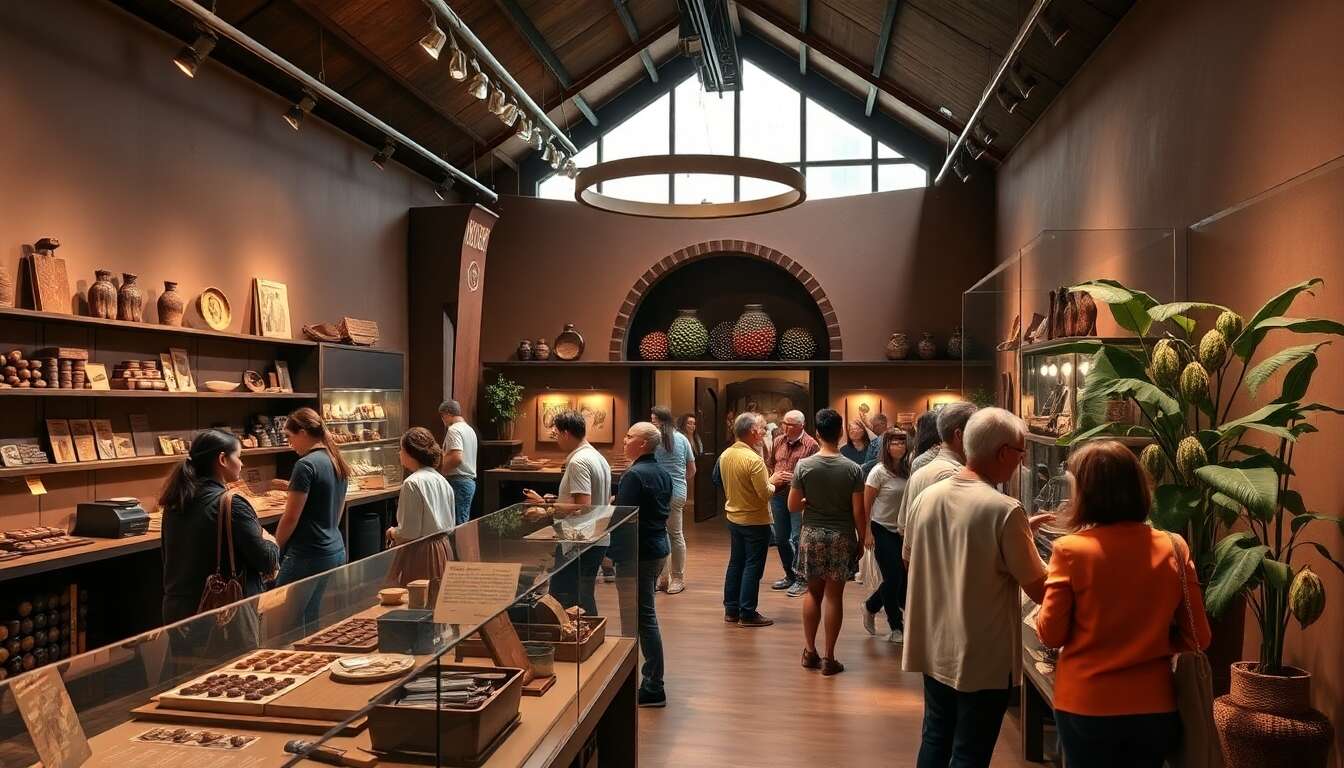 Le parcours interactif : voyage au cœur du cacao Le parcours interactif : voyage au cœur du cacao