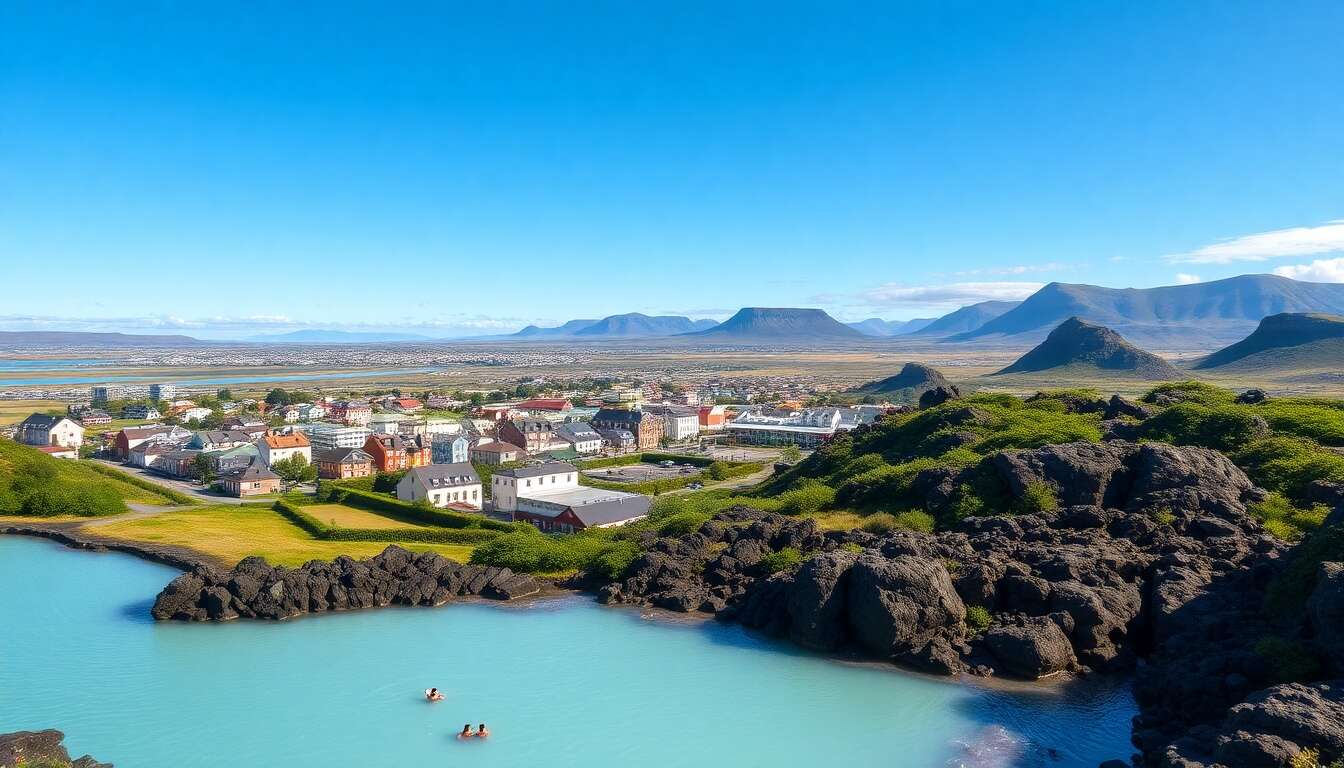 Découverte de reykjavik et baignade au lagon bleu