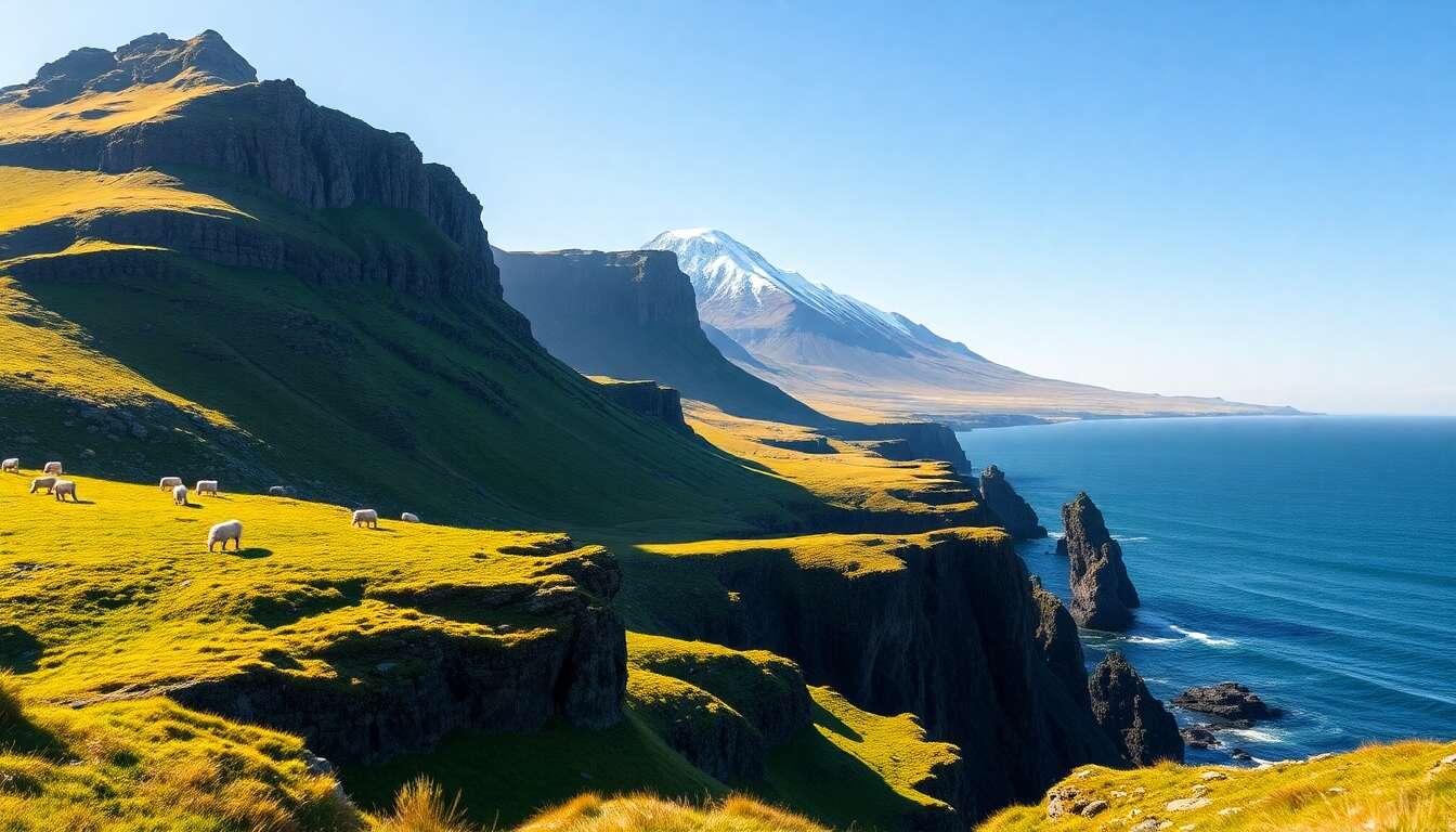 Exploration de la côte ouest et du volcan snæfellsjökull