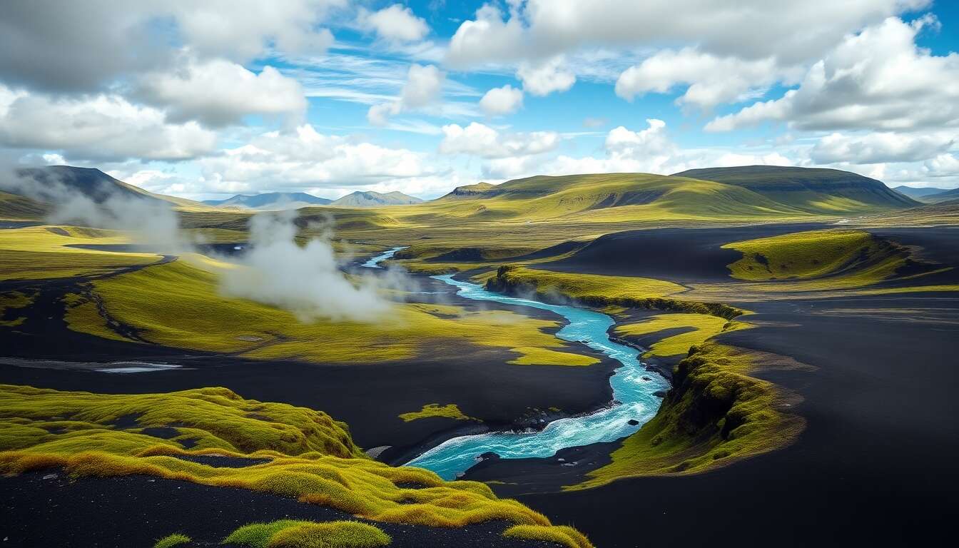 Découvrez le trek laugavegur et ses sources chaudes