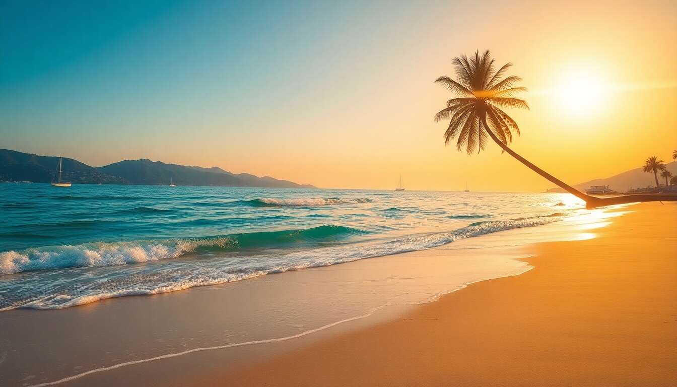 La magie des plages : sable fin et eaux cristallines La magie des plages : sable fin et eaux cristallines