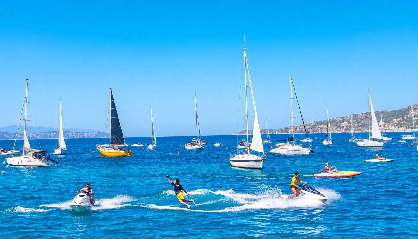 Participer à des activités nautiques
