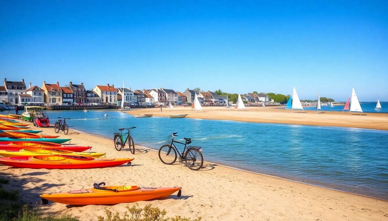 Aventure en plein air : activité kayak, vélo et char à voile Aventure en plein air : activité kayak, vélo et char à voile