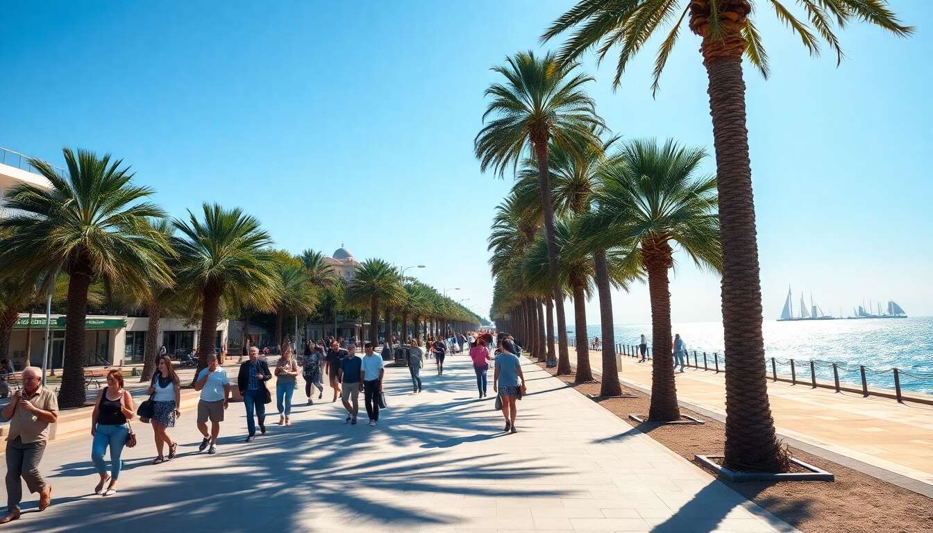 Se promener le long du passeig jaume i Se promener le long du passeig jaume i