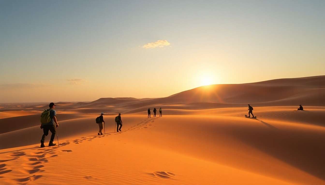 Pratiquer des activités de plein air dans le désert Pratiquer des activités de plein air dans le désert