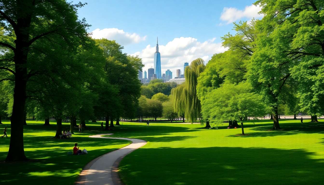 Sillonner les parcs et espaces verts