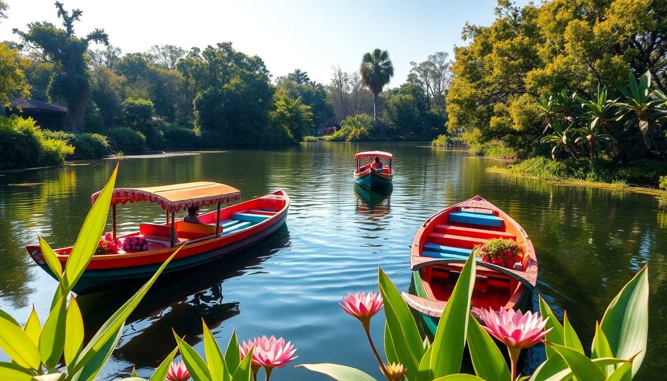 Trajineras : symbole de la tradition mexicaine