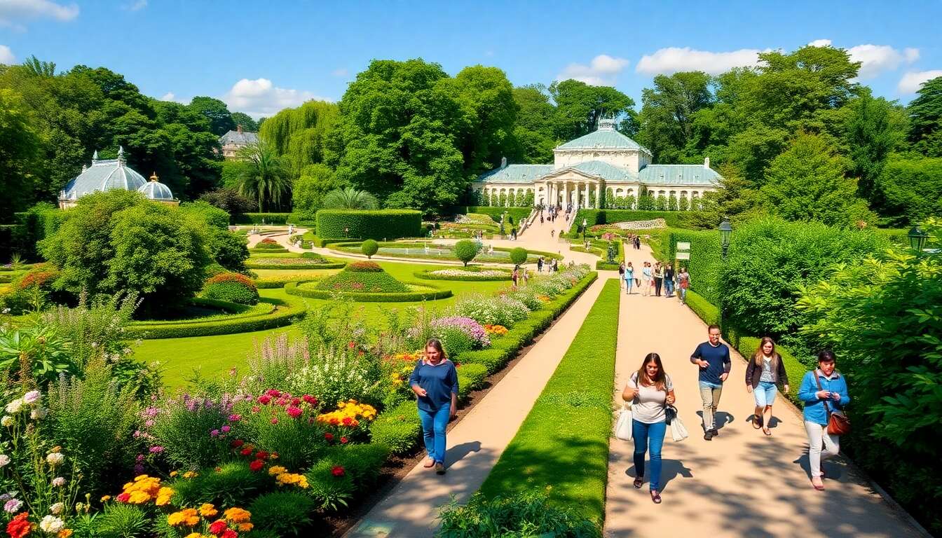 Promenade au jardin des plantes de nantes