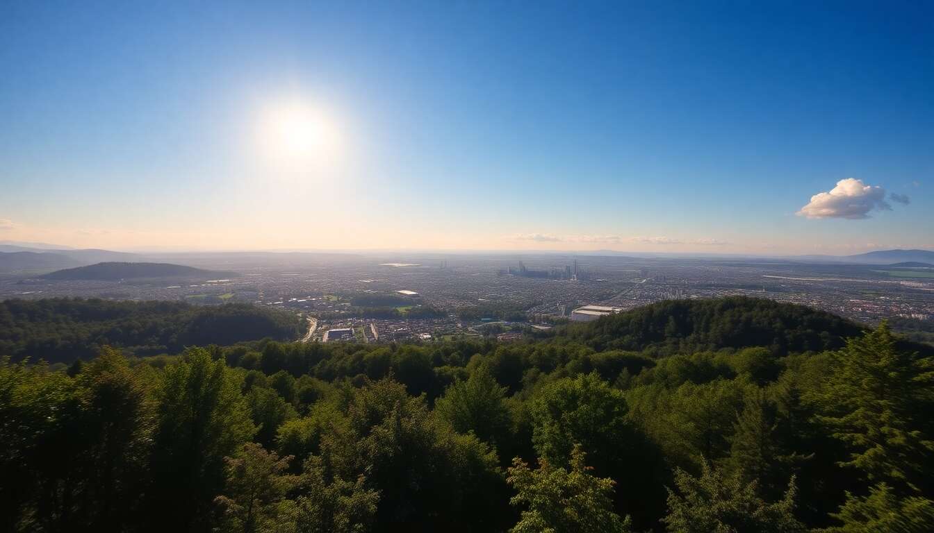Profiter de la vue panoramique depuis l'uetliberg