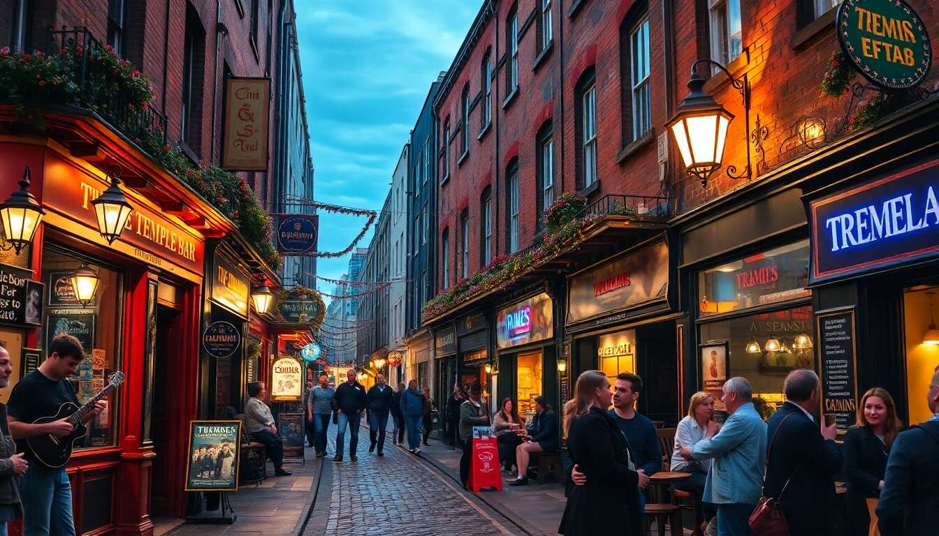 Explorer le quartier de temple bar