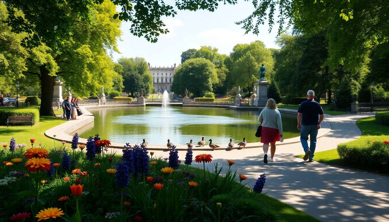 Se promener dans le parc st stephen’s green
