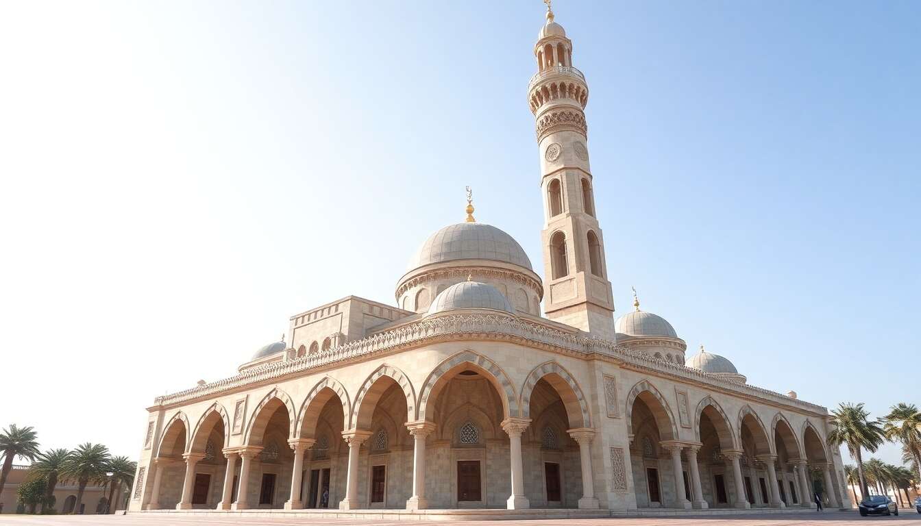 Admirer l'architecture de la mosqu&eacute;e zitouna