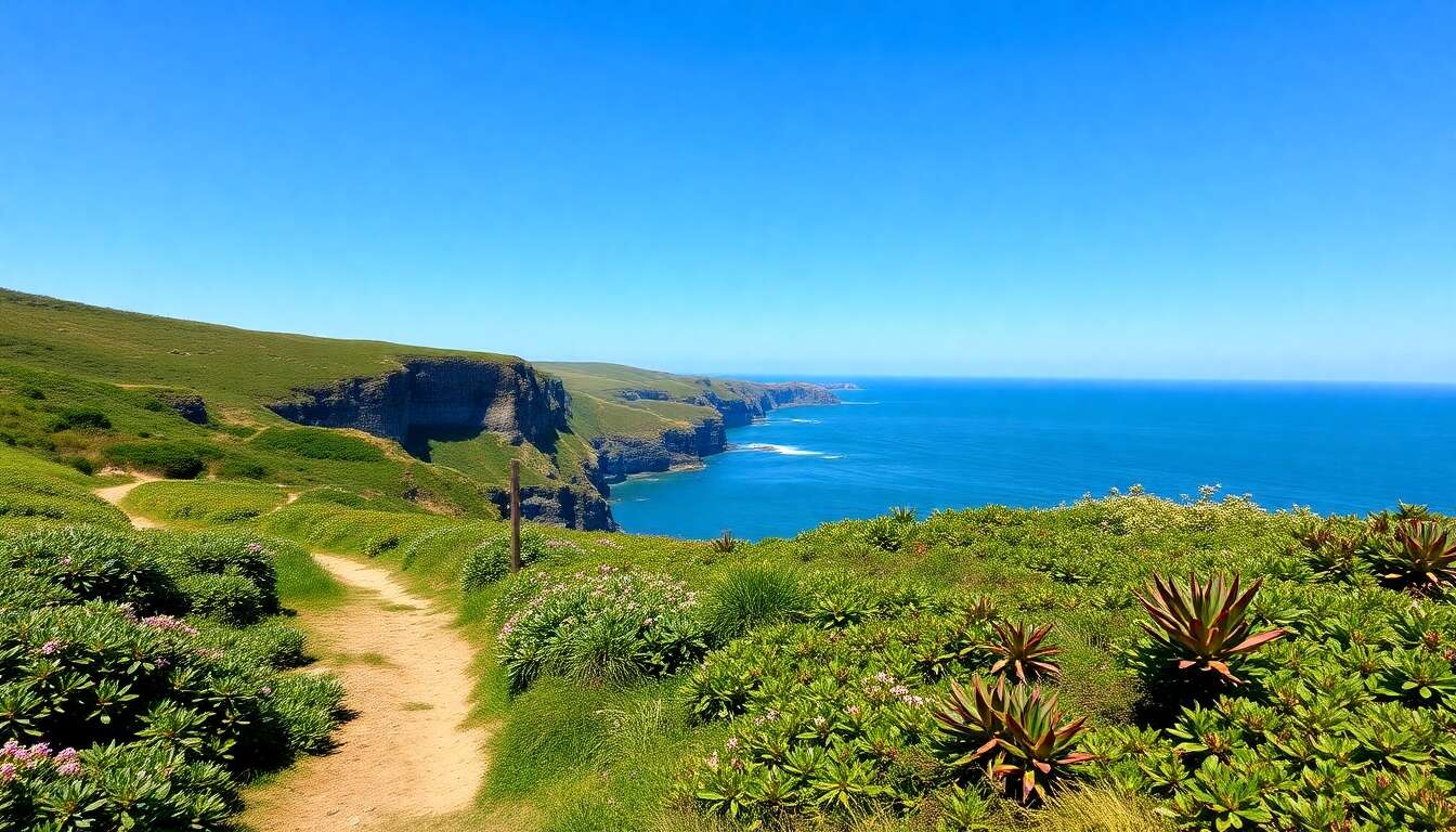 Sentiers de randonnée au cap de la chèvre Sentiers de randonnée au cap de la chèvre