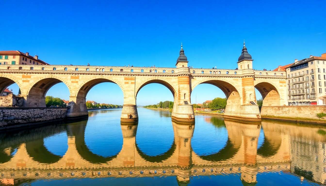 Une vue imprenable depuis le pont vieux Une vue imprenable depuis le pont vieux