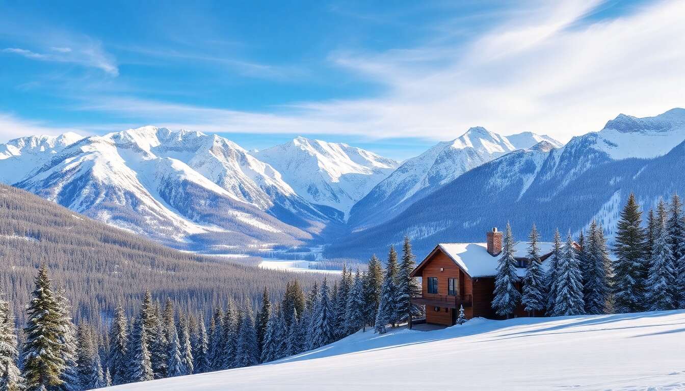 Banff et ses splendides panoramas enneig&eacute;s