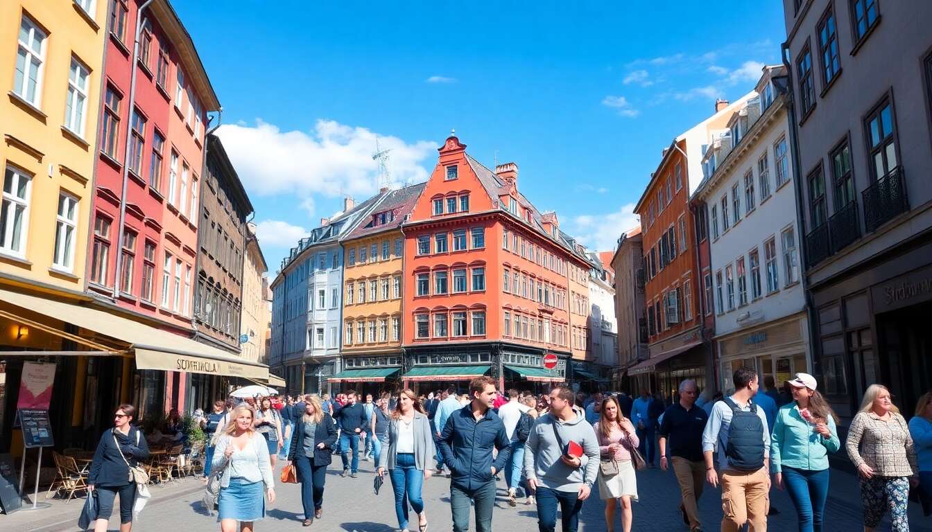 Fl&acirc;ner dans s&ouml;dermalm, le quartier boh&egrave;me