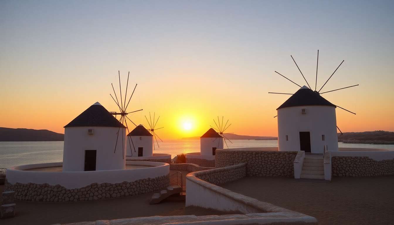 Admirer les moulins &agrave; vent de kato mili