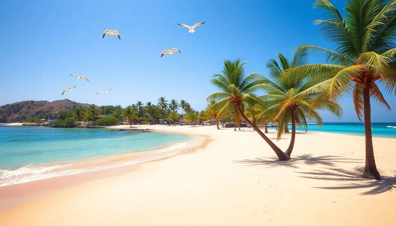 L'&icirc;le de sal : sable fin et eaux cristallines